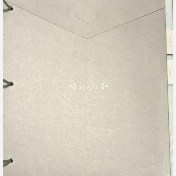 Martha Stewart Our Wedding Keepsake 3 Hole Ring Planner Binder Photo Book-New! - Picture 8 of 10